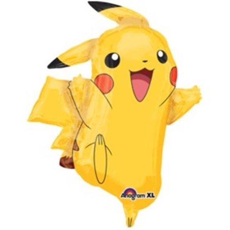 LOFTUS INTERNATIONAL Loftus International A2-9460 Pikachu Super Shape Balloon - Pack of 5 A2-9460